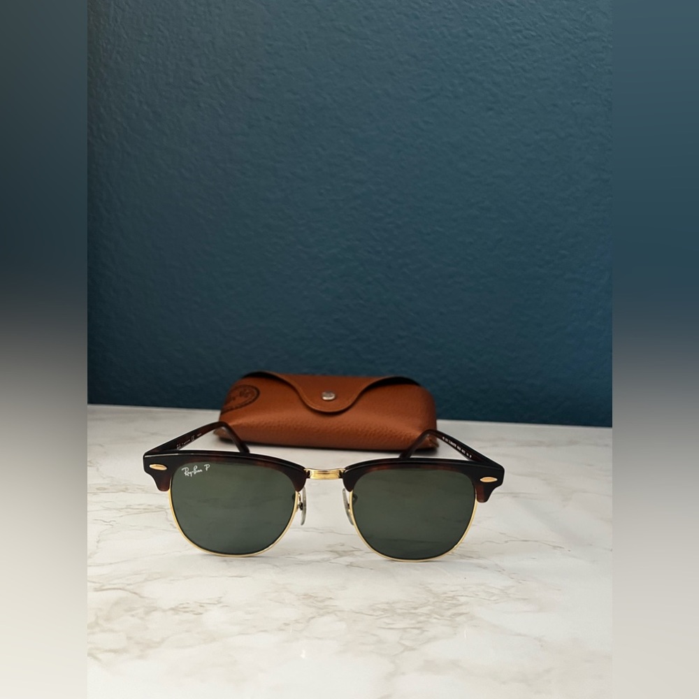 RayBan CLUBMASTER CLASSIC Polarized - Picture 8 of 9